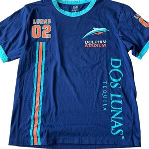 Dos Lunas T shirt Sz L Miami Dolphins Stadium